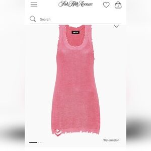 NWOT Ser.o.ya Pink Knit dress